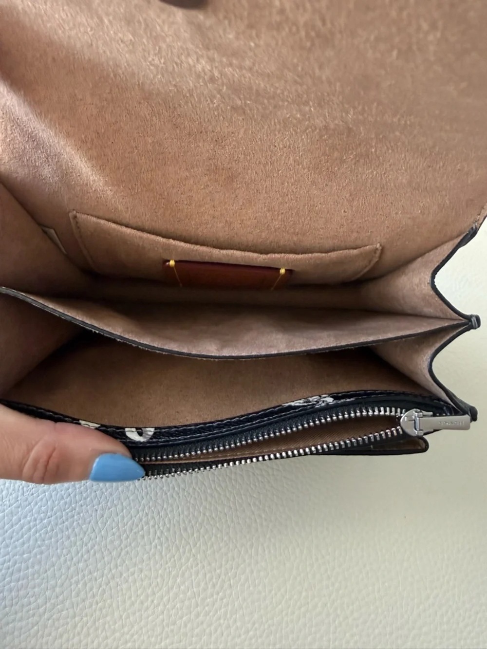 Coach Mini Klare Black Bow Print Chain Crossbody Bag - NWOT - Picture 6 of 10